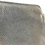 Chanel Cosmetic Pouch CC Logo Caviar Leather — view 6