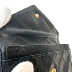 Chanel Bicolor Billfold Leather Wallet — view 8