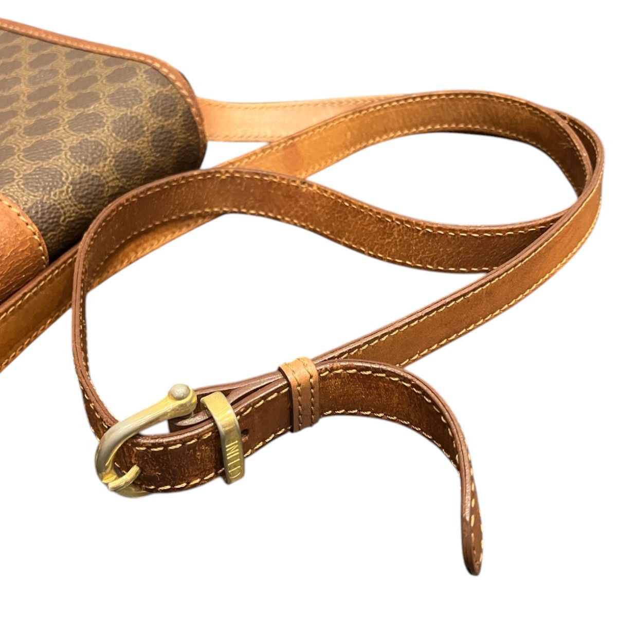 Celine Macadam Shoulder Bag Leather — view 9