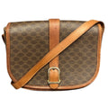 Celine Macadam Shoulder Bag Leather