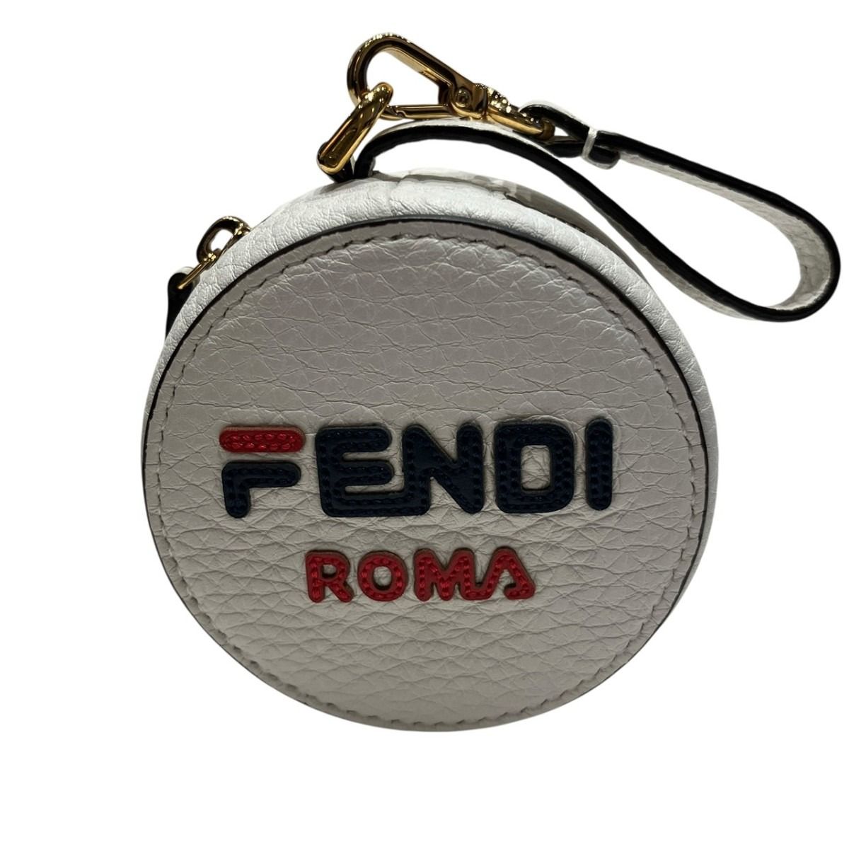 Fendi Fila Collaboration Mania Pochette Leather Pouch