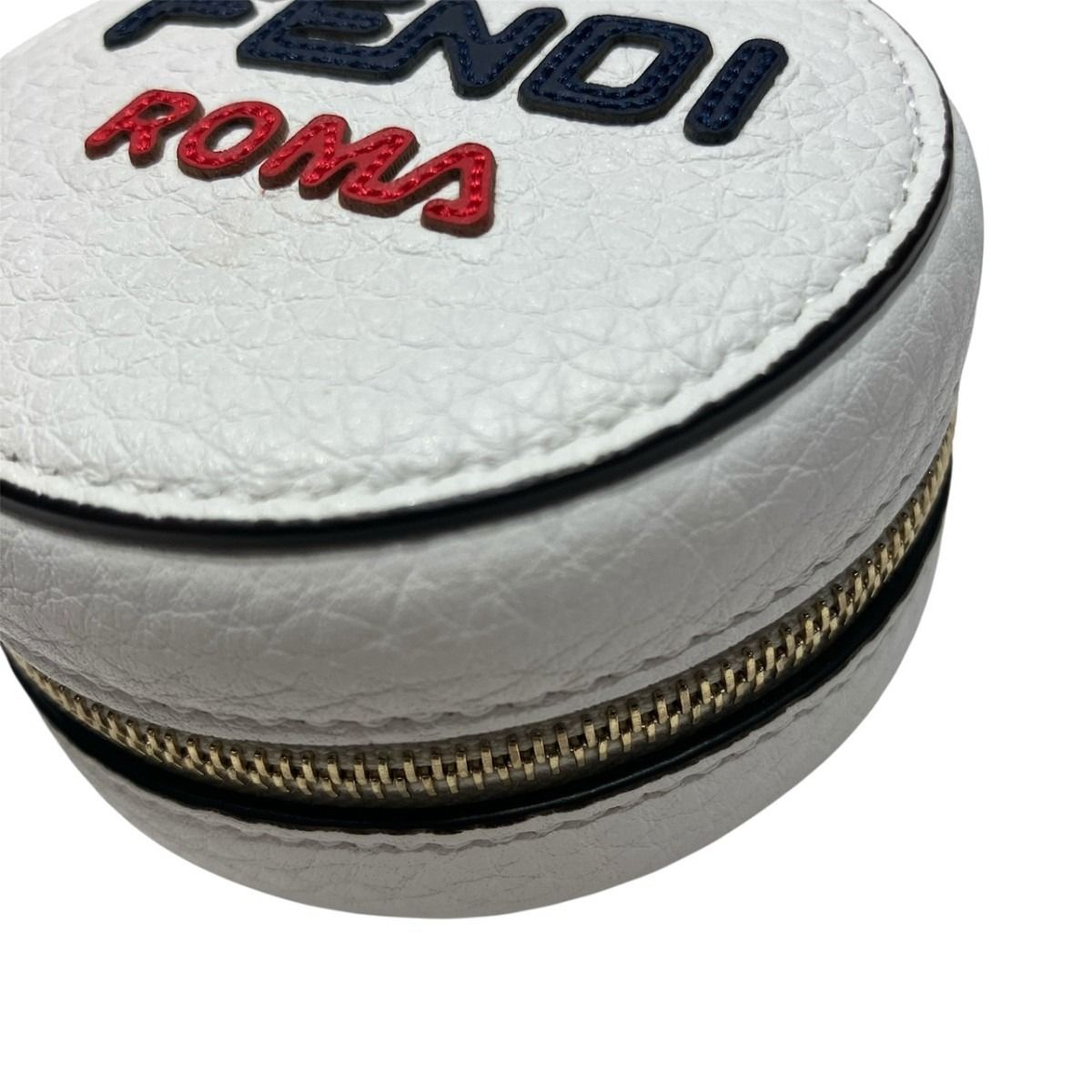 Fendi Fila Collaboration Mania Pochette Leather Pouch — view 8