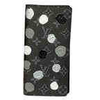 Louis Vuitton Portefeuille Brazza Yayoi Kusama Collaboration Monogram Eclipse