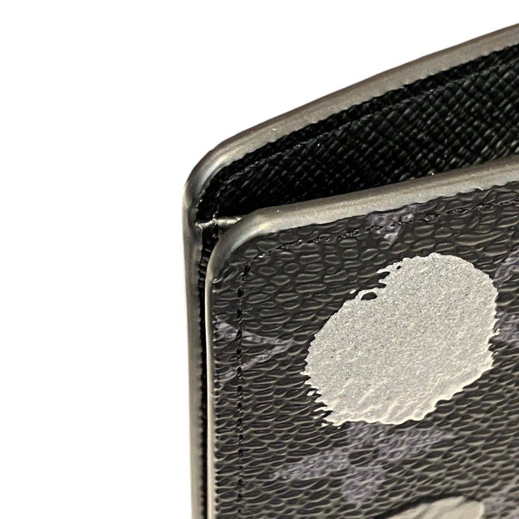 Louis Vuitton Portefeuille Brazza Yayoi Kusama Collaboration Monogram Eclipse — view 9