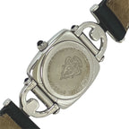 Gucci Watch Stainless Steel Leather Quartz Black Dial — view 5