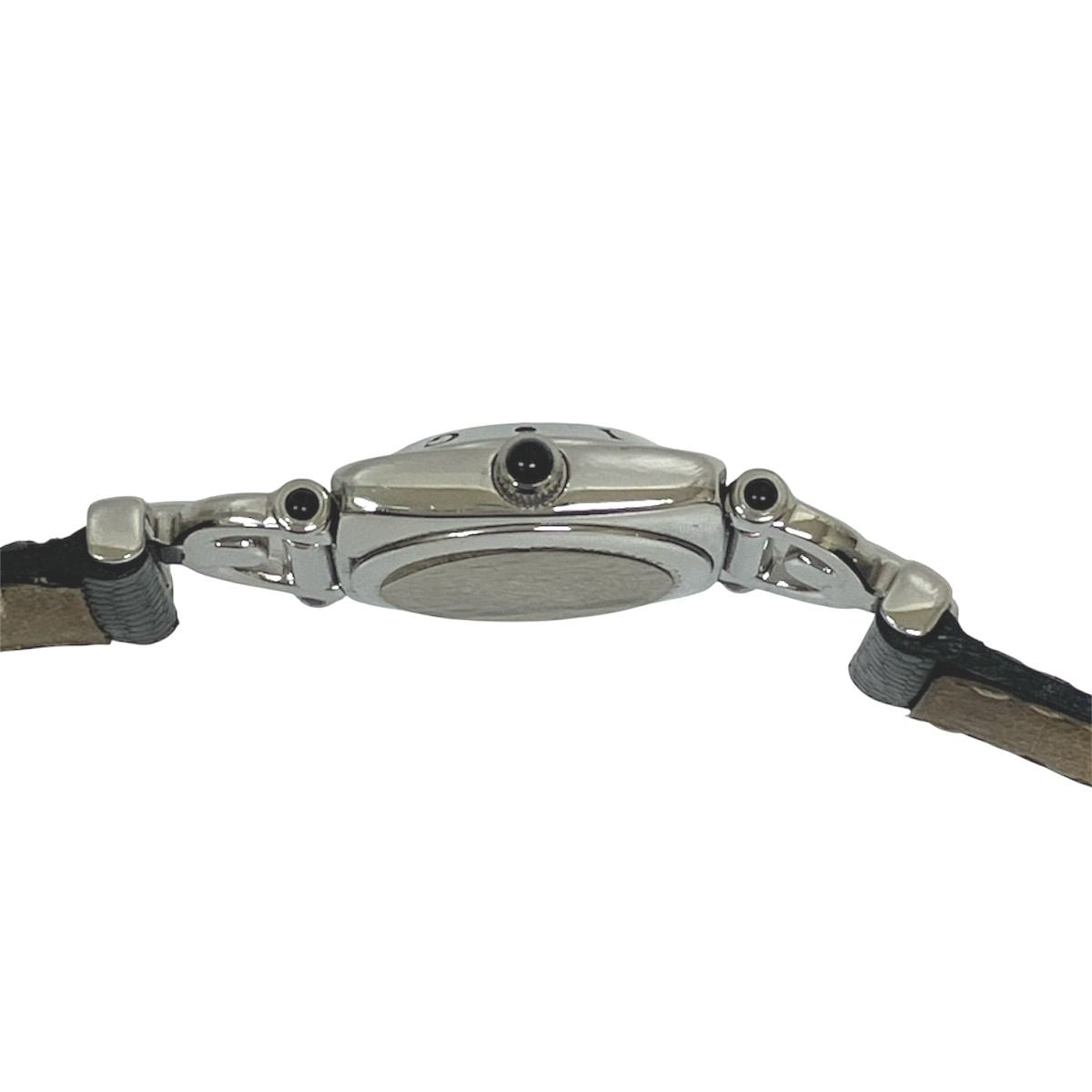 Gucci Watch Stainless Steel Leather Quartz Black Dial — view 9