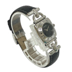 Gucci Watch Stainless Steel Leather Quartz Black Dial — view 3