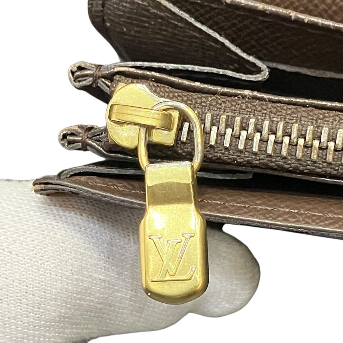 Louis Vuitton Portefeuille Sarah Damier Ebene Wallet Canvas — view 7