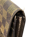 Louis Vuitton Portefeuille Sarah Damier Ebene Wallet Canvas — view 8