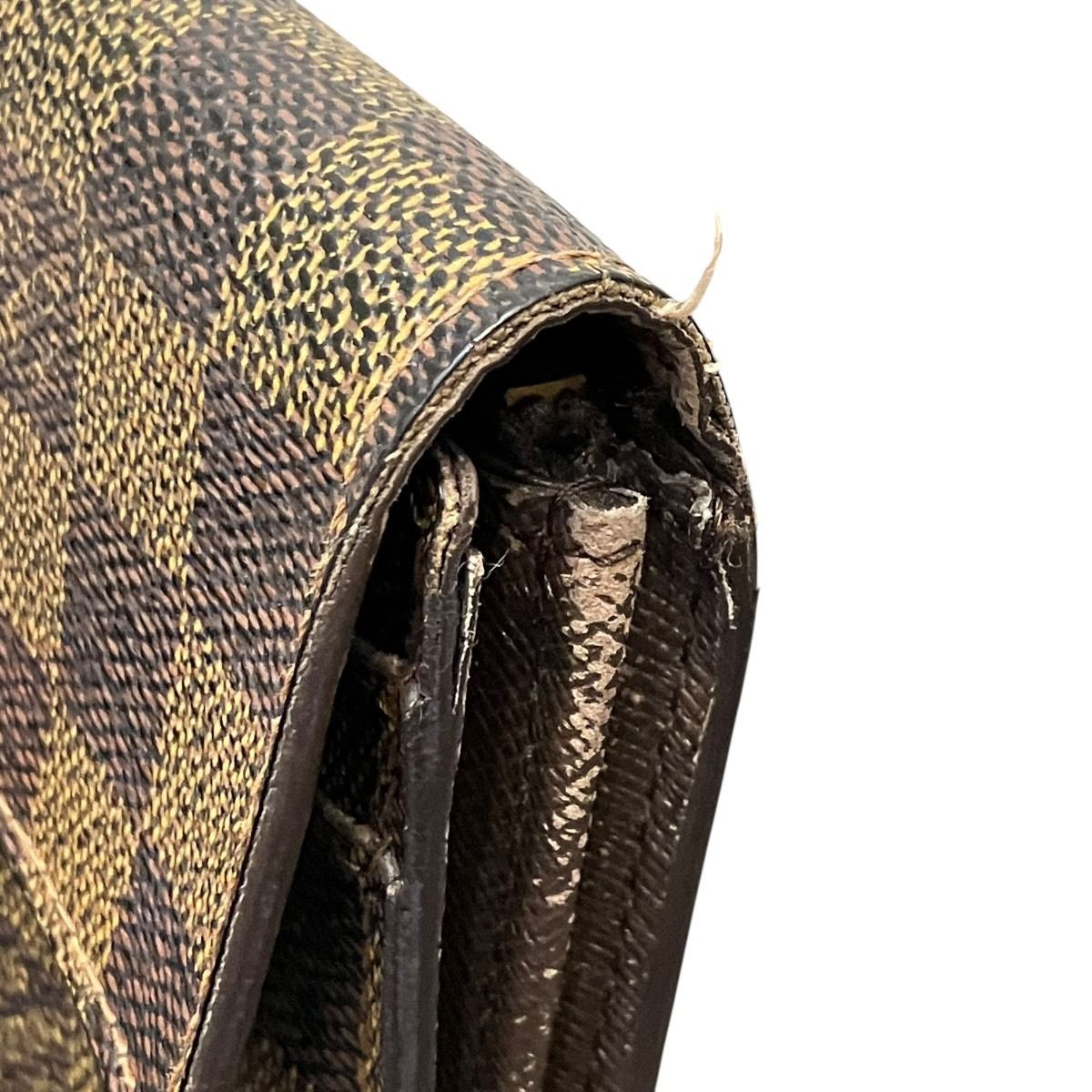 Louis Vuitton Portefeuille Sarah Damier Ebene Wallet Canvas — view 8
