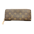 Louis Vuitton Portefeuille Clemence Zip Around Monogram Wallet