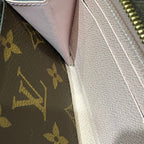 Louis Vuitton Portefeuille Clemence Zip Around Monogram Wallet — view 9