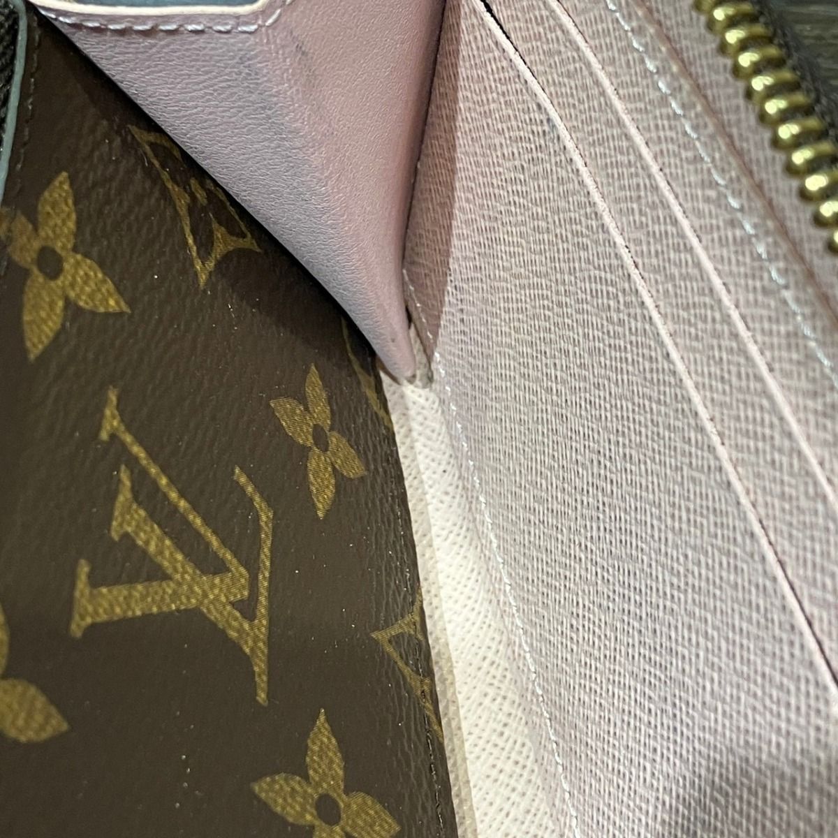 Louis Vuitton Portefeuille Clemence Zip Around Monogram Wallet — view 9