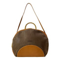 Loewe Shoulder Bag Velazquez Dark Brown Gold Leather