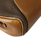 Loewe Shoulder Bag Velazquez Dark Brown Gold Leather — view 6
