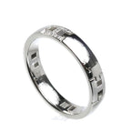 Hermes 18k White Gold Ever Herakles Ring Diamond — view 2