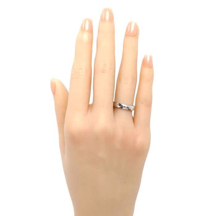 Hermes 18k White Gold Ever Herakles Ring Diamond — view 7