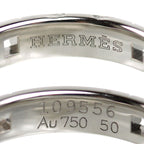 Hermes 18k White Gold Ever Herakles Ring Diamond — view 5