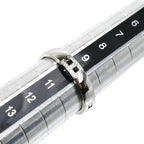 Hermes 18k White Gold Ever Herakles Ring Diamond — view 6