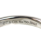 Tiffany & Co 18k White Gold T One Diamond Ring — view 5