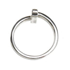 Tiffany & Co 18k White Gold T One Diamond Ring — view 4