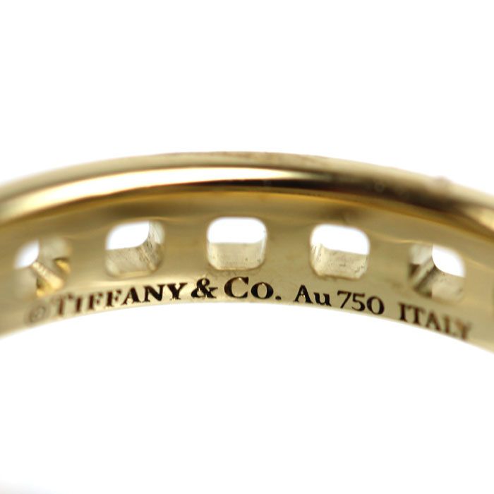 Tiffany & Co 18k Yellow Gold T Tru Narrow Ring — view 5