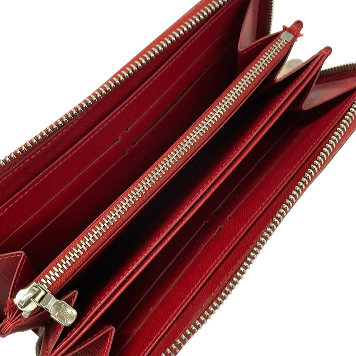 Louis Vuitton Wallet Epi Zippy Carmine Leather — view 3