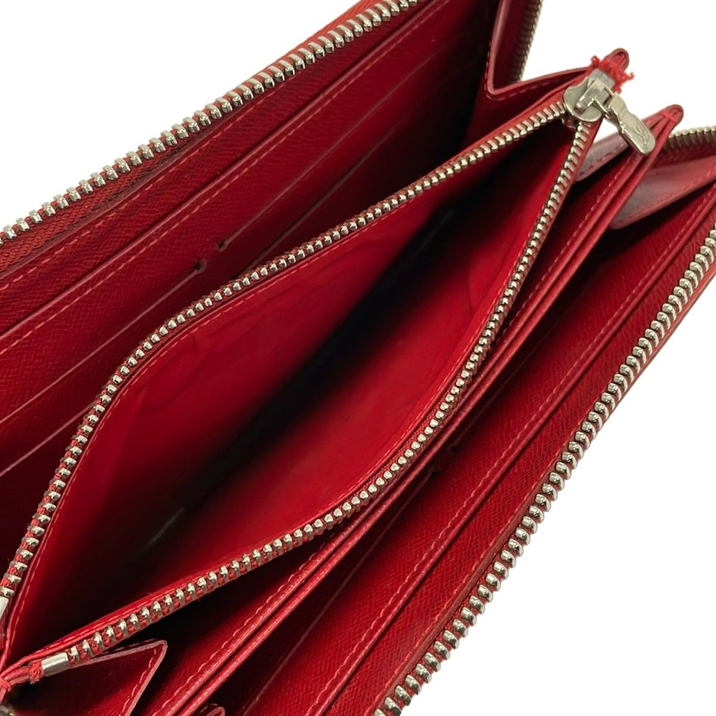 Louis Vuitton Wallet Epi Zippy Carmine Leather — view 4