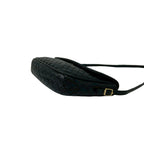 Bottega Veneta Intrecciato Leather Mini Shoulder Bag Pochette Crossbody Black — view 8