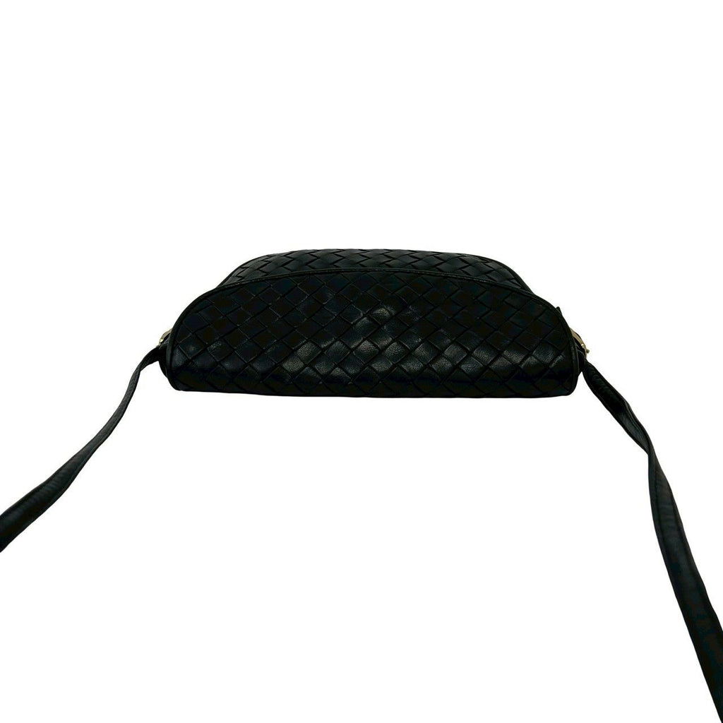 Bottega Veneta Intrecciato Leather Mini Shoulder Bag Pochette Crossbody Black — view 4