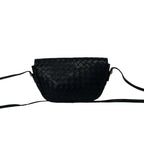 Bottega Veneta Intrecciato Leather Mini Shoulder Bag Pochette Crossbody Black — view 3