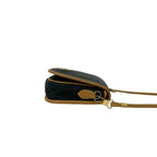 Gucci Vintage Plus Logo Leather Mini Shoulder Bag Black — view 6