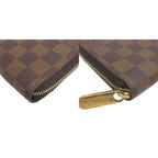 Louis Vuitton Damier Zippy Wallet Brown — view 4