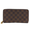 Louis Vuitton Damier Zippy Wallet Brown