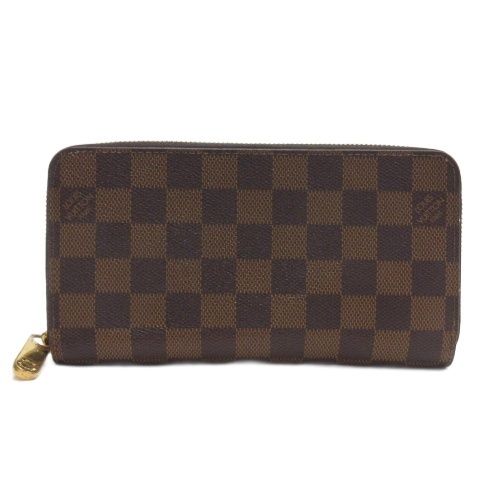 Louis Vuitton Damier Zippy Wallet Brown