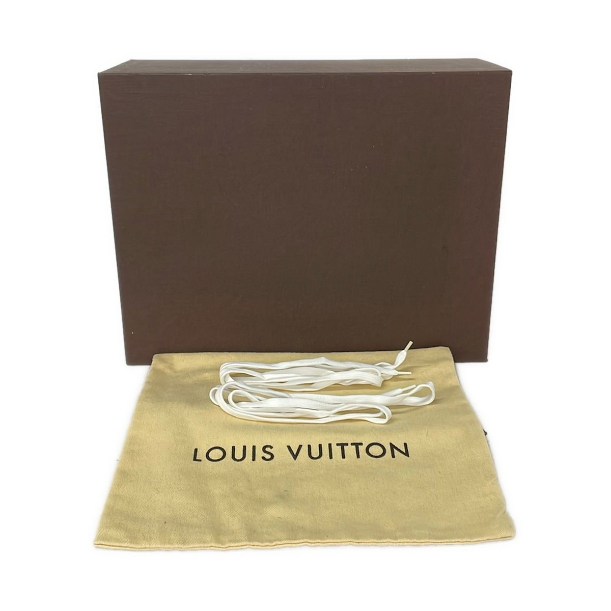 Louis Vuitton Sneakers 9 Gray Yellow Multi High Cut Cotton Leather — view 7