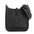Hermes Evelyne TPM 16 Amazon Black Taurillon Clemence Gold Shoulder