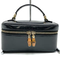Gucci Bamboo Pouch Inventory Makeup Box Vanity Back Patent Leather Black
