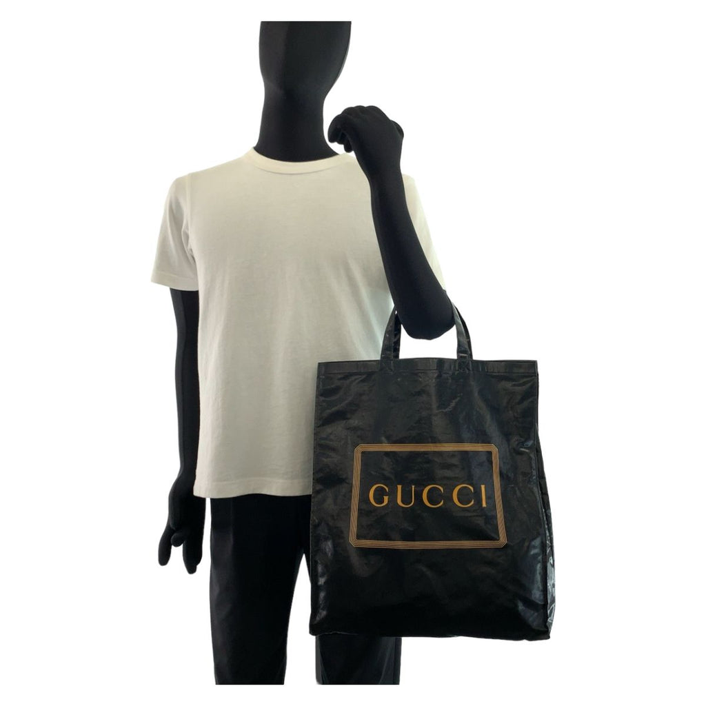 Gucci Black Yellow Tote Business — view 8