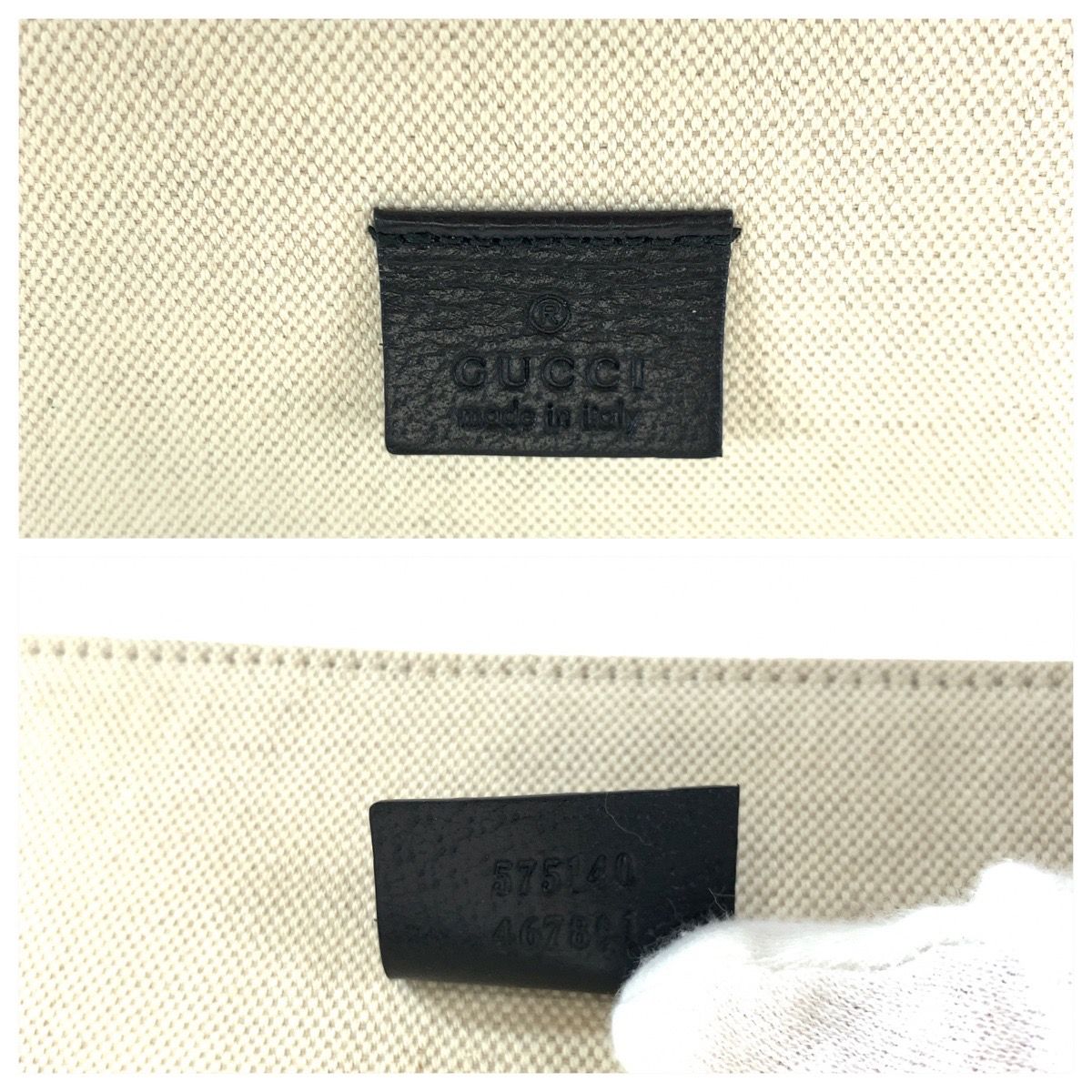 Gucci Black Yellow Tote Business — view 4
