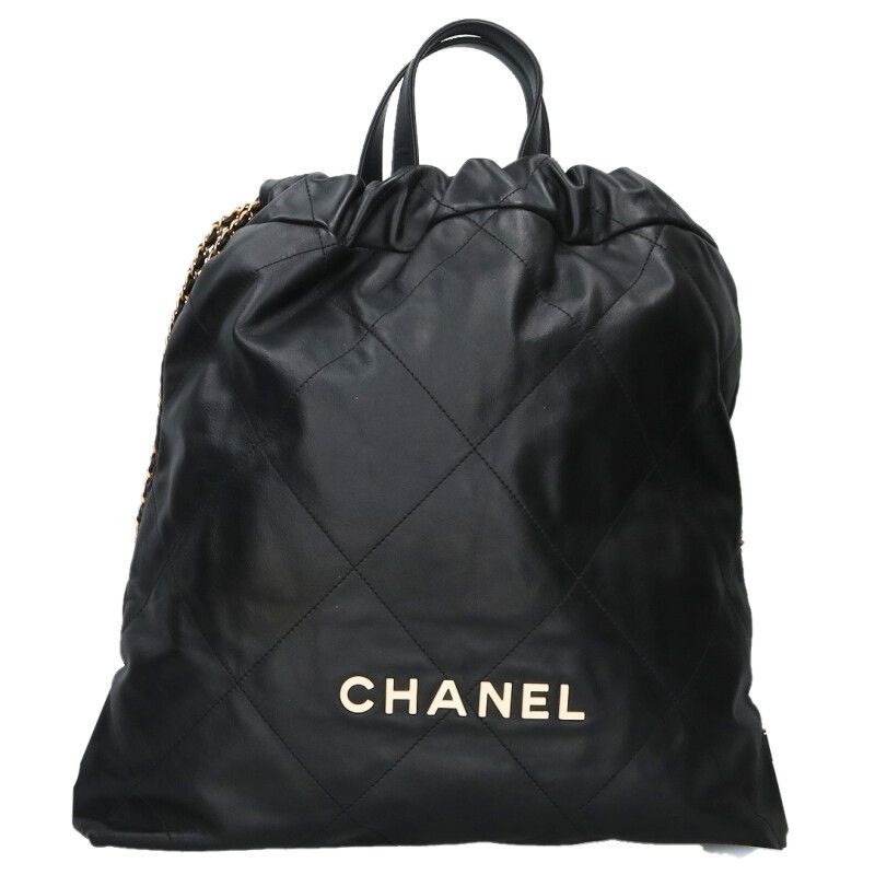 Chanel 22 Backpack Black
