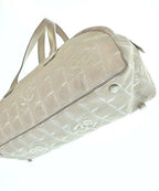 Chanel Boston Bag Travel Bags Beige — view 5