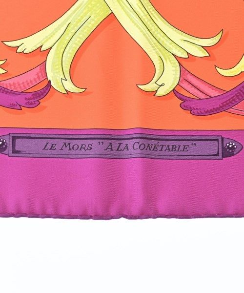 Hermes Bandana Scarf Orange — view 3
