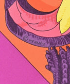 Hermes Bandana Scarf Orange — view 4