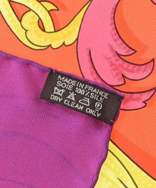 Hermes Bandana Scarf Orange — view 6