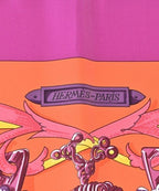 Hermes Bandana Scarf Orange — view 2