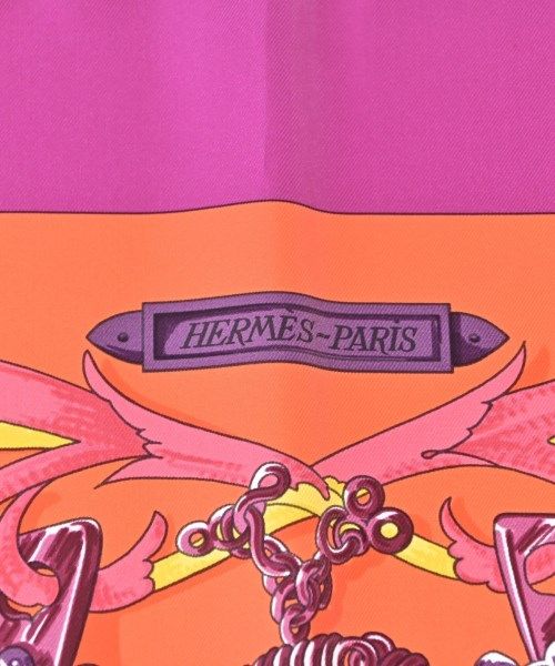 Hermes Bandana Scarf Orange — view 2