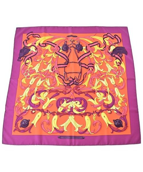Hermes Bandana Scarf Orange