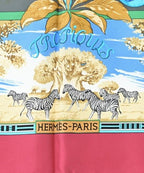 Hermes Bandana Scarf Pink — view 2
