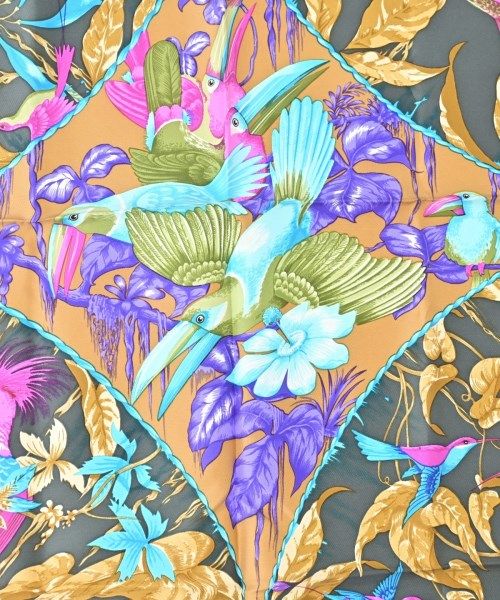 Hermes Bandana Scarf Pink — view 3
